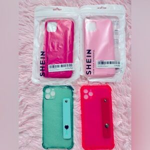 New iPhone 11 Pro Max cases (4), brand new, unused